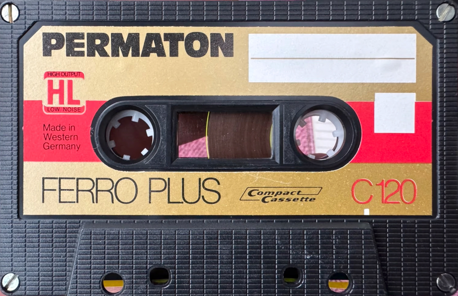 Compact Cassette Permaton Ferro Plus 120 Type I Normal 1978 Europe