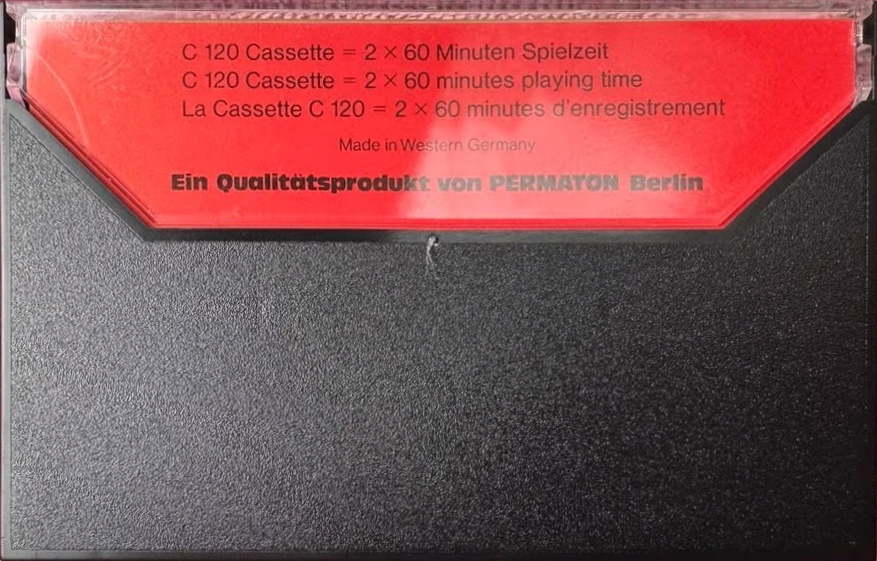 Compact Cassette Permaton Ferro Plus 120 Type I Normal 1978 Europe