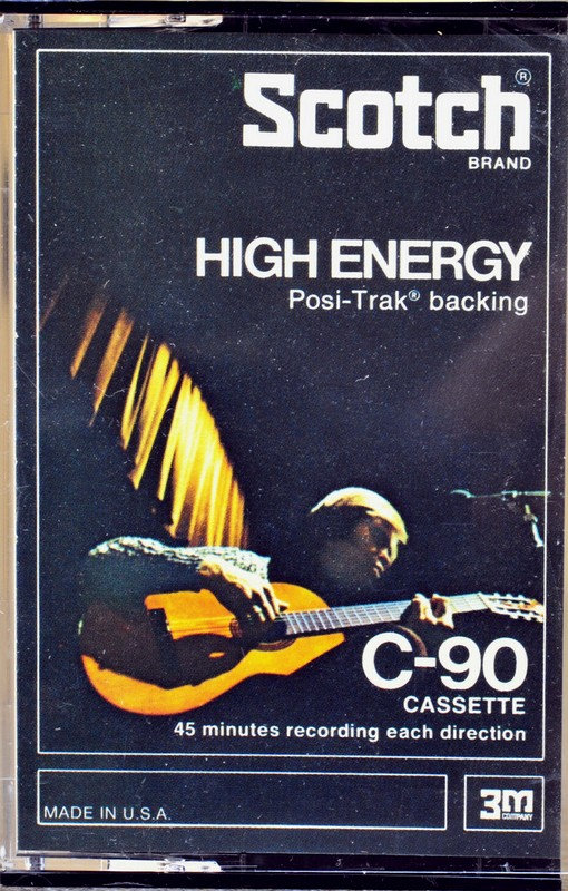 Compact Cassette Scotch High Energy 90 Type I Normal 1973 USA