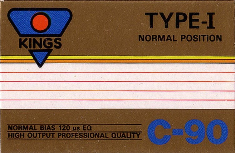 Compact Cassette Kings 90 Type I Normal Hong Kong