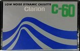 Compact Cassette Clarion 60 Type I Normal 1976 Japan