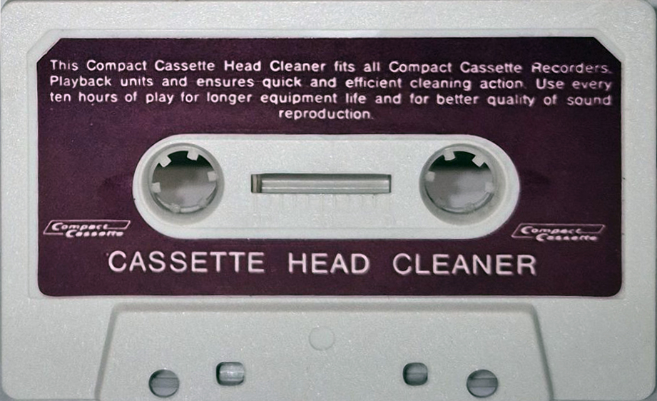 Compact Cassette Maximal Cleaning Cassette Unknown Country