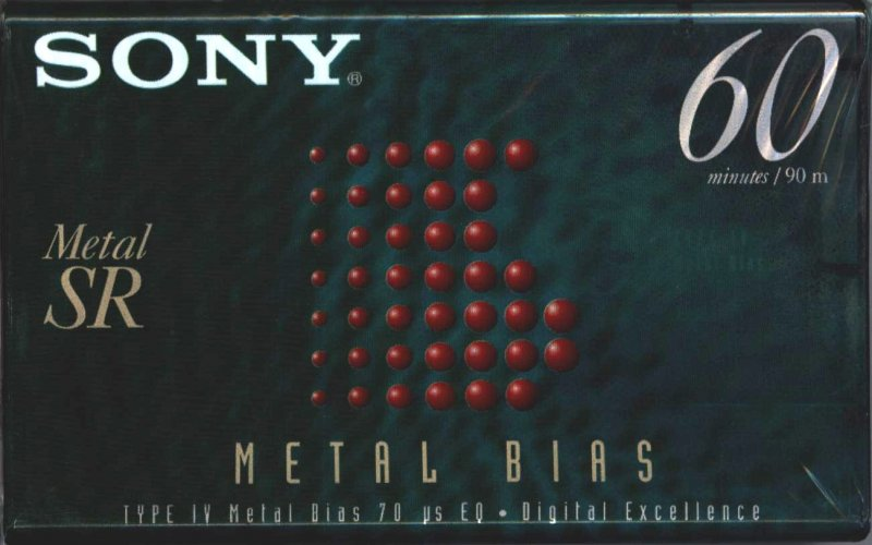 Compact Cassette: Sony  - Metal SR 60