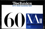 Compact Cassette Technics XA 60 "RT-60XAII" Type II Chrome 1979 Japan