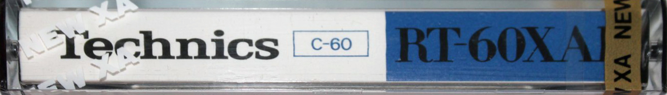Compact Cassette Technics XA 60 "RT-60XAII" Type II Chrome 1979 Japan