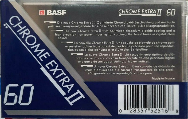 Compact Cassette: BASF  - Chrome Extra II 60