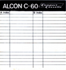 Compact Cassette Alcon 60 Type I Normal Hong Kong
