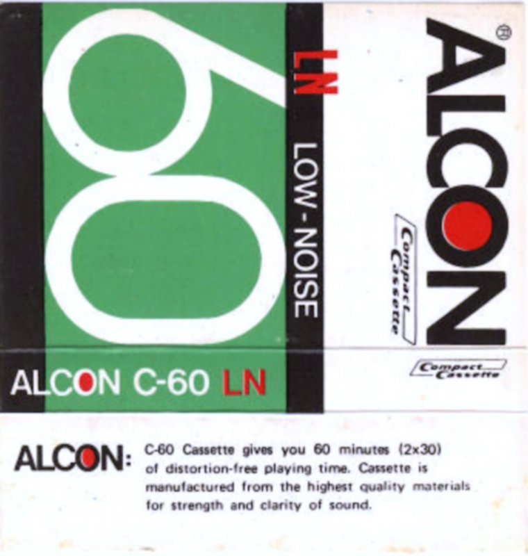 Compact Cassette Alcon 60 Type I Normal Hong Kong