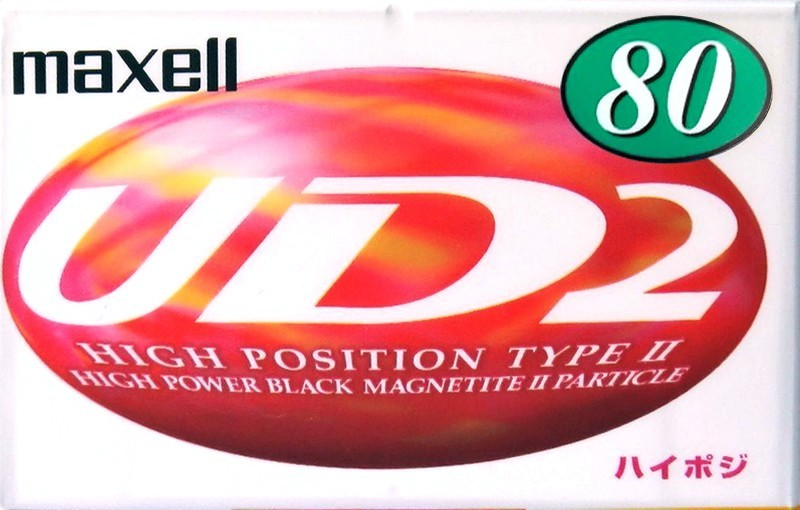 Compact Cassette Maxell UDII / UD2 80 "UD2-80L" Type II Chrome 1997 Japan