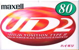Compact Cassette Maxell UDII / UD2 80 "UD2-80L" Type II Chrome 1997 Japan