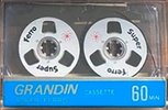 Compact Cassette Grandin 60 Type I Normal Hong Kong