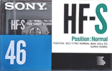Compact Cassette Sony HF-S 46 Type I Normal 1990 Europe