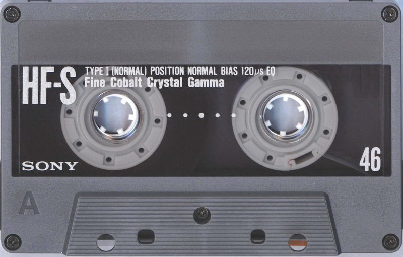 Compact Cassette Sony HF-S 46 Type I Normal 1990 Europe
