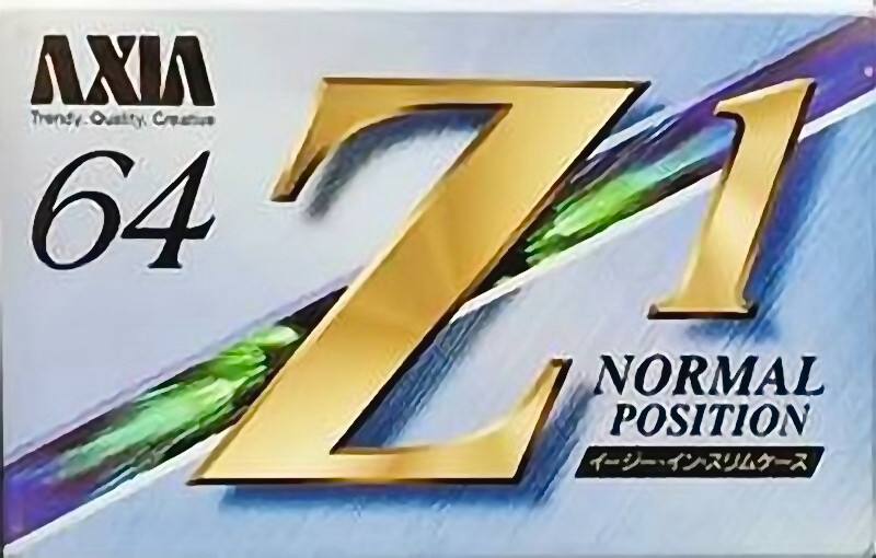 Compact Cassette AXIA Z1 64 Type I Normal 1995 Japan