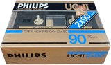 2 pack Philips UC II 90 Type II Chrome 1984 Europe