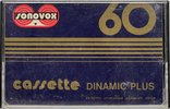 Compact Cassette Sonovox Dinamic Plus 60 Type I Normal 1980 Portugal