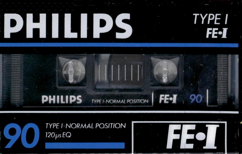 Compact Cassette Philips FE-I 90 Type I Normal 1986 Europe