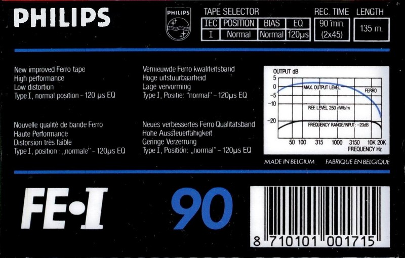 Compact Cassette: Philips  - FE-I 90