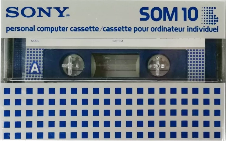 Compact Cassette Sony SOM 10 Computer Cassette 1983 Europe