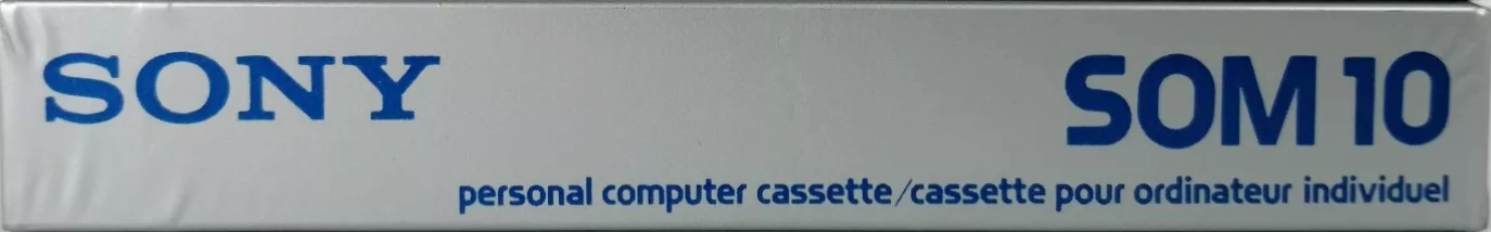 Compact Cassette Sony SOM 10 Computer Cassette 1983 Europe