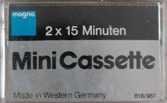 Microcassette Magna 30 Type I Normal 1980 Europe