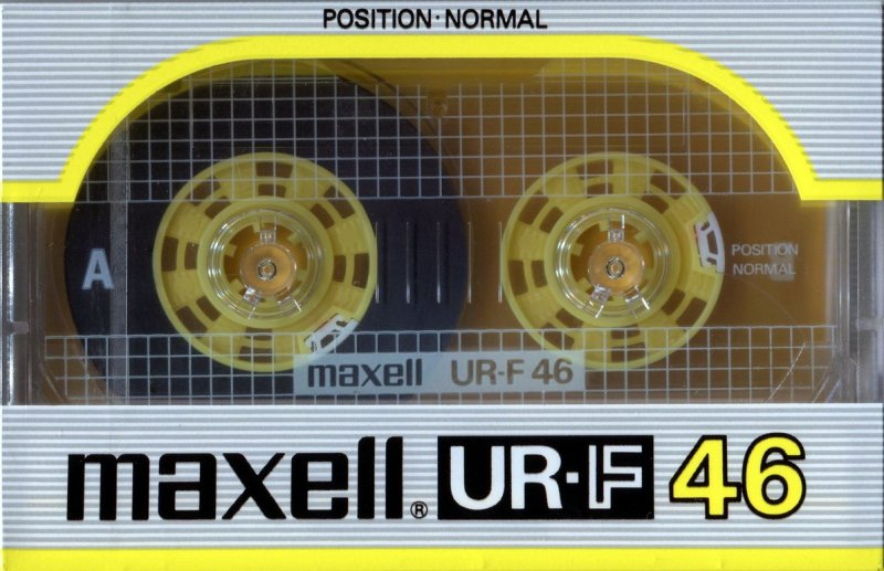 Compact Cassette Maxell UR-F 46 Type I Normal 1985 Japan