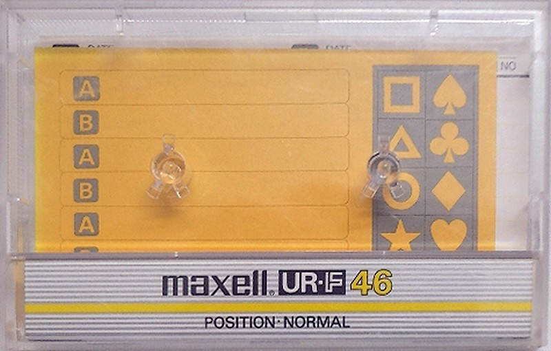 Compact Cassette Maxell UR-F 46 Type I Normal 1985 Japan