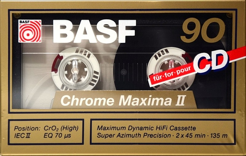 Compact Cassette: BASF  - Chrome Maxima II 90