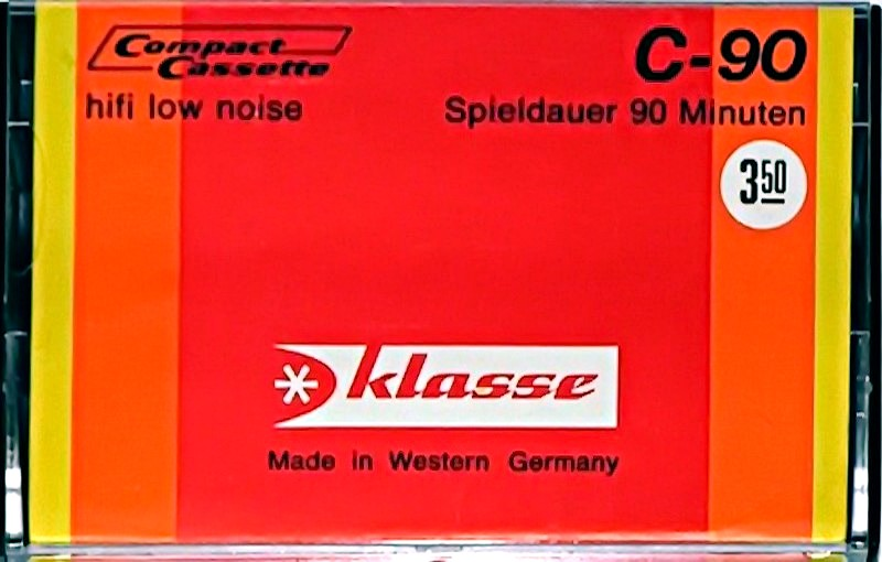 Compact Cassette: Unknown Klasse -  90