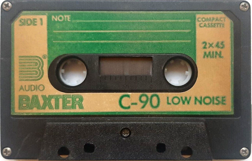 Compact Cassette Baxter 90 Type I Normal Unknown Country