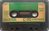 Compact Cassette Baxter 90 Type I Normal Unknown Country