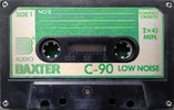 Compact Cassette Baxter 90 Type I Normal Unknown Country