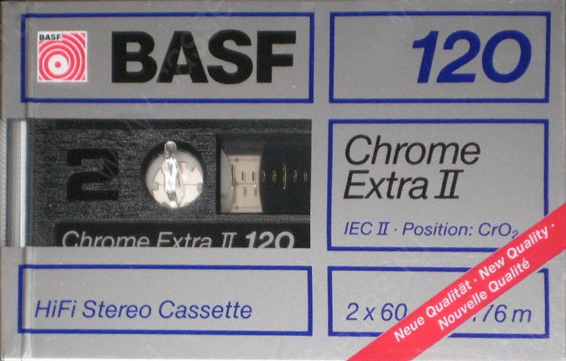 Compact Cassette: BASF  - Chrome Extra II 120