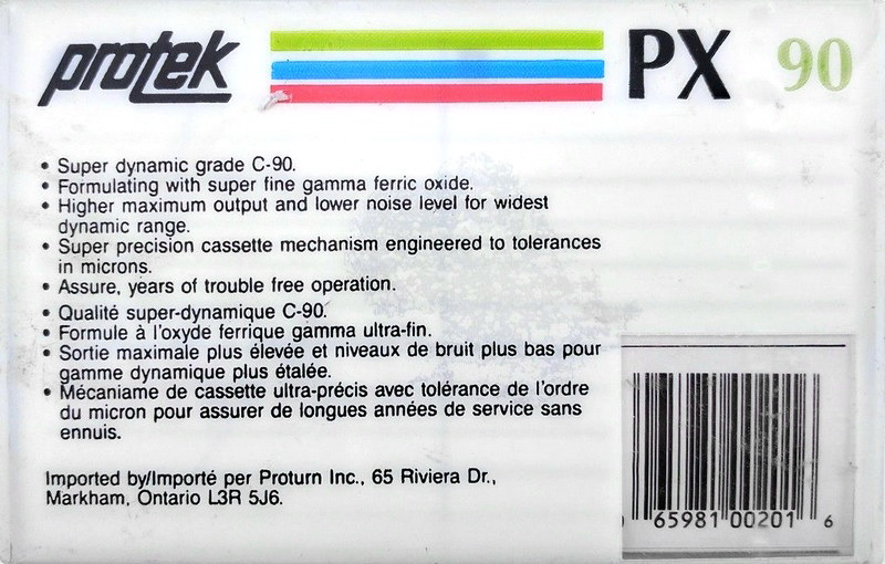 Compact Cassette:  Protek - PX 90