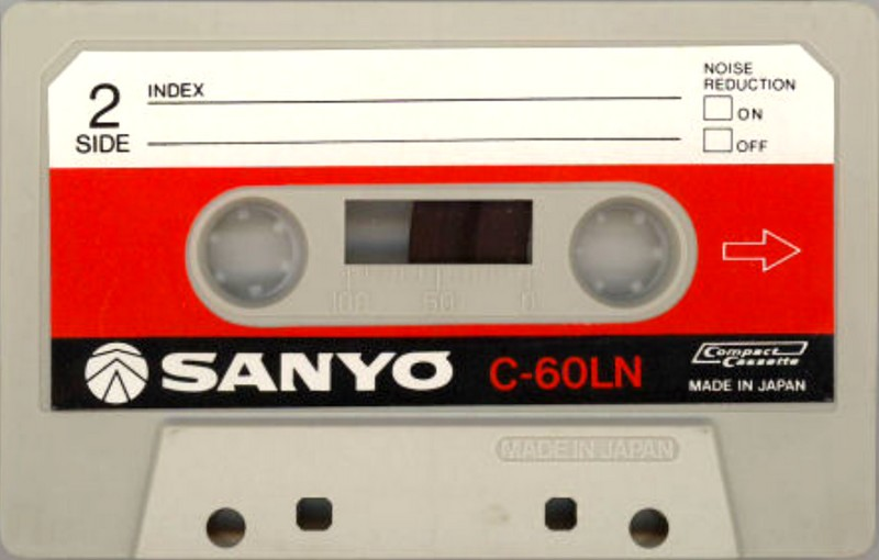 Compact Cassette Sanyo 60 Type I Normal 1978 Japan