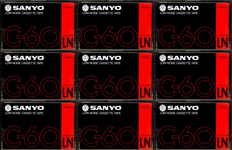 Compact Cassette Sanyo 60 Type I Normal 1978 Japan