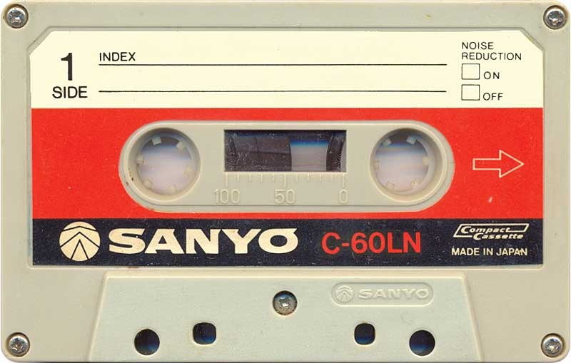 Compact Cassette Sanyo 60 Type I Normal 1978 Japan