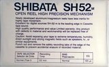 Compact Cassette Shibata SH 52 Type I Normal Hong Kong
