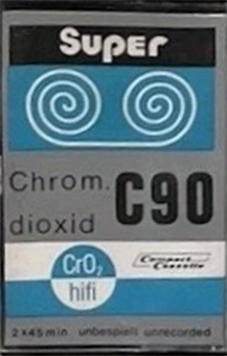 Compact Cassette Super 90 Type II Chrome 1979 Germany