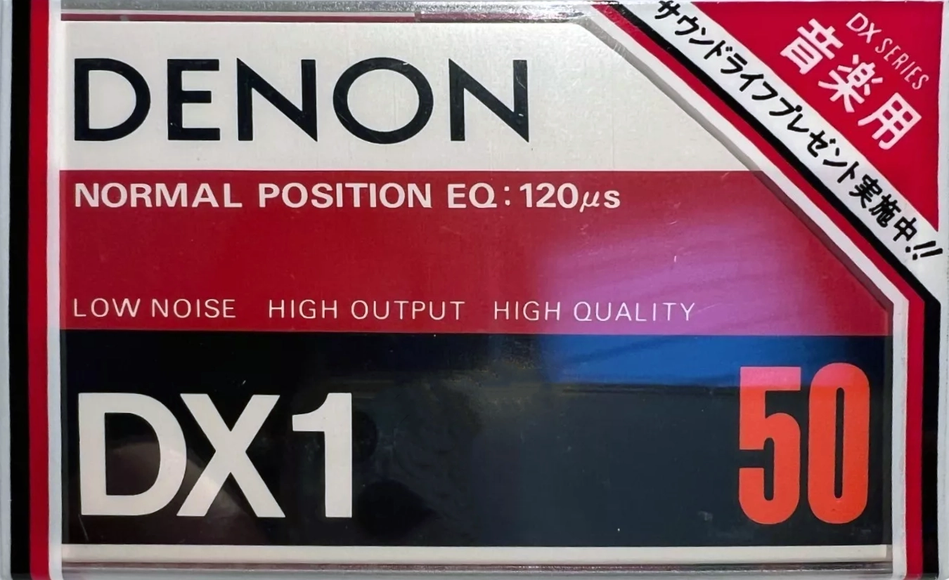 Compact Cassette Denon DX1 50 Type I Normal 1978 Japan