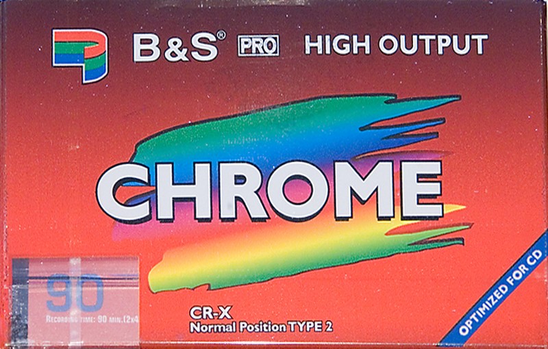 Compact Cassette B&S CR-X 90 Type II Chrome Europe