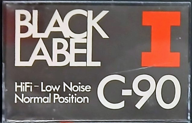 Compact Cassette Black Lable 90 "I" Type I Normal Unknown Country