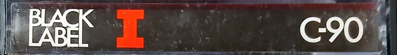 Compact Cassette Black Lable 90 "I" Type I Normal Unknown Country