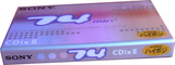 Compact Cassette Sony CDix II 74 "C-74CDX2H" Type II Chrome 2000 Japan