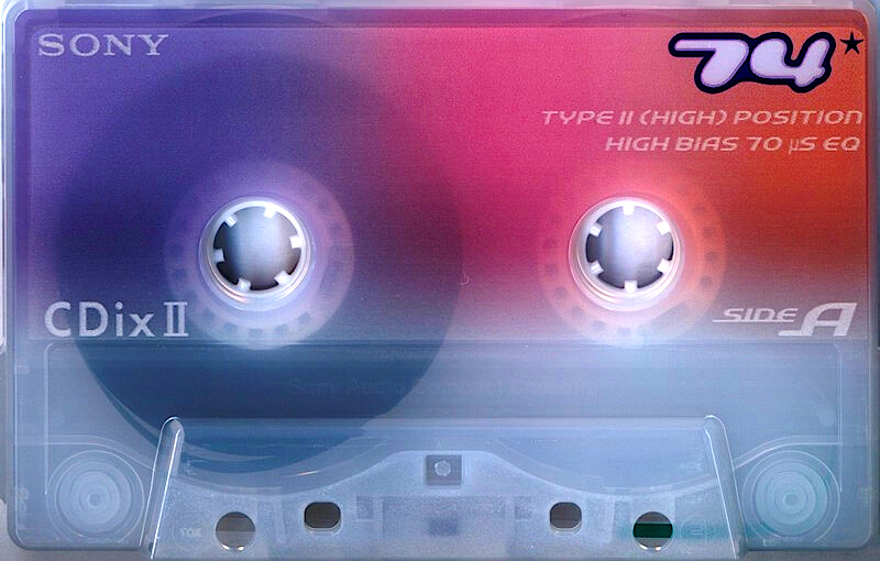 Compact Cassette: Sony  - CDix II 74