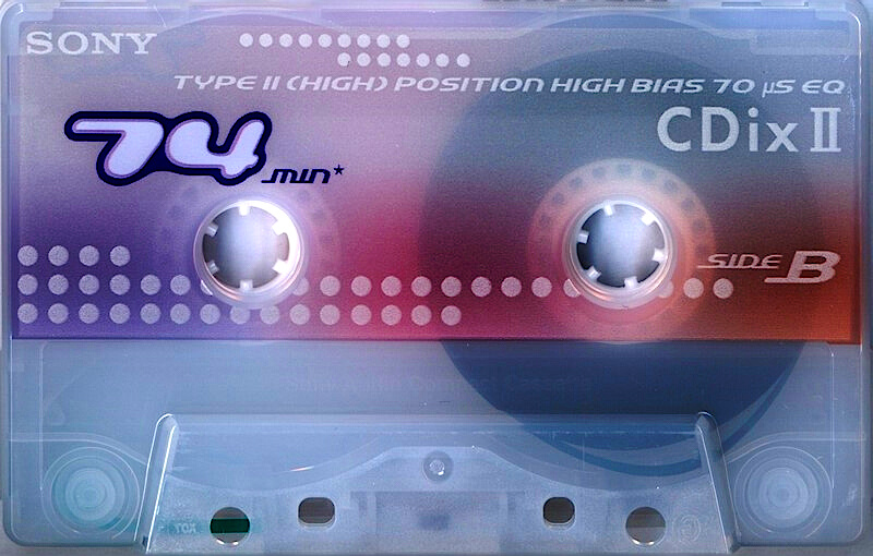 Compact Cassette: Sony  - CDix II 74