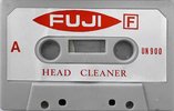 Compact Cassette Fuji "UN 900" Cleaning Cassette 1970 Japan