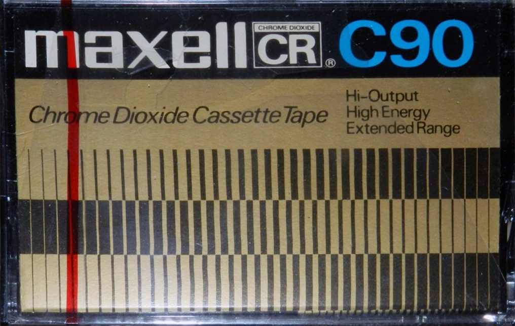 Compact Cassette Maxell CR 90 Type II Chrome 1972 Worldwide