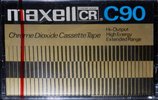 Compact Cassette Maxell CR 90 Type II Chrome 1972 Worldwide