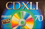 Compact Cassette Maxell CD-XL 70 "CDXL1-70" Type I Normal 1992 Japan